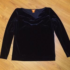 NWOT Joe Fresh Velvet Blouse